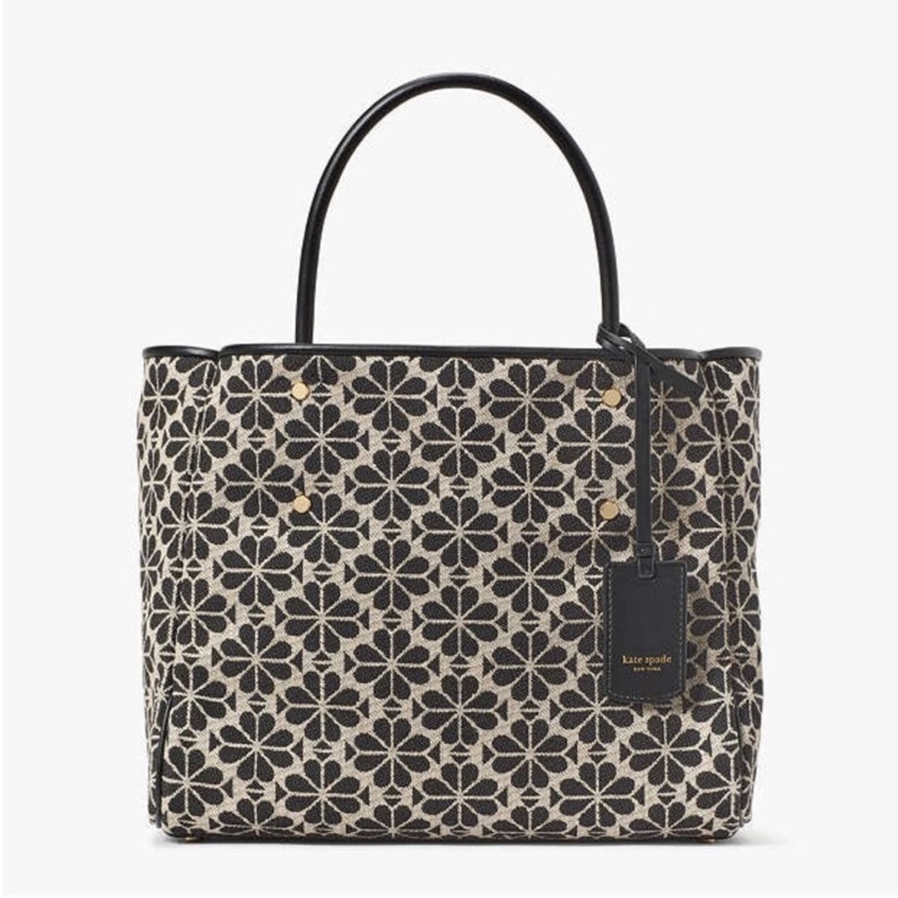 Kate Spade flower jacquard medium tote